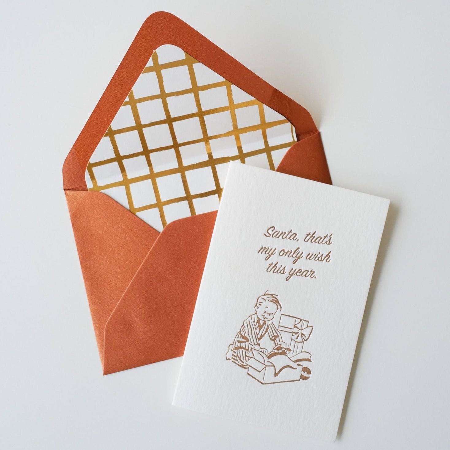 Santa, thats my only wish this year | Holiday card