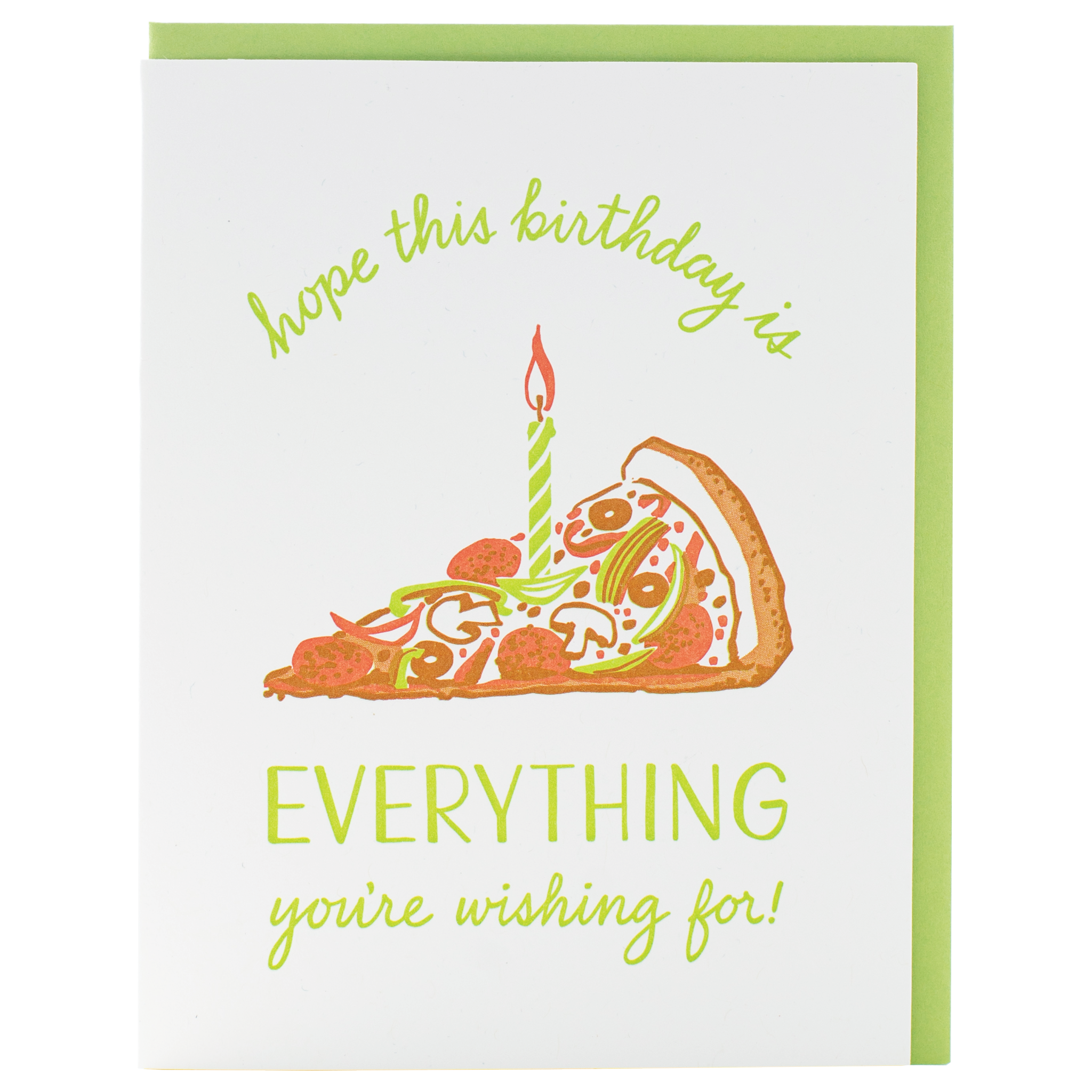 Everything Pizza Birthday Card | Birthday Card