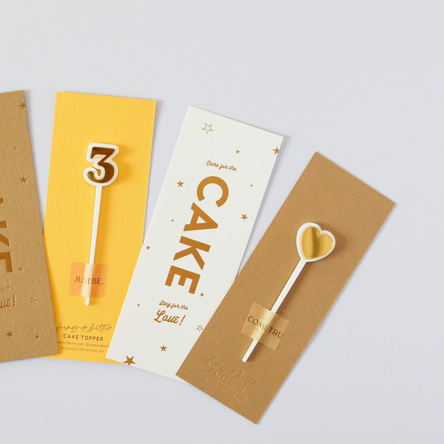 number cake topper 數字蛋糕插牌