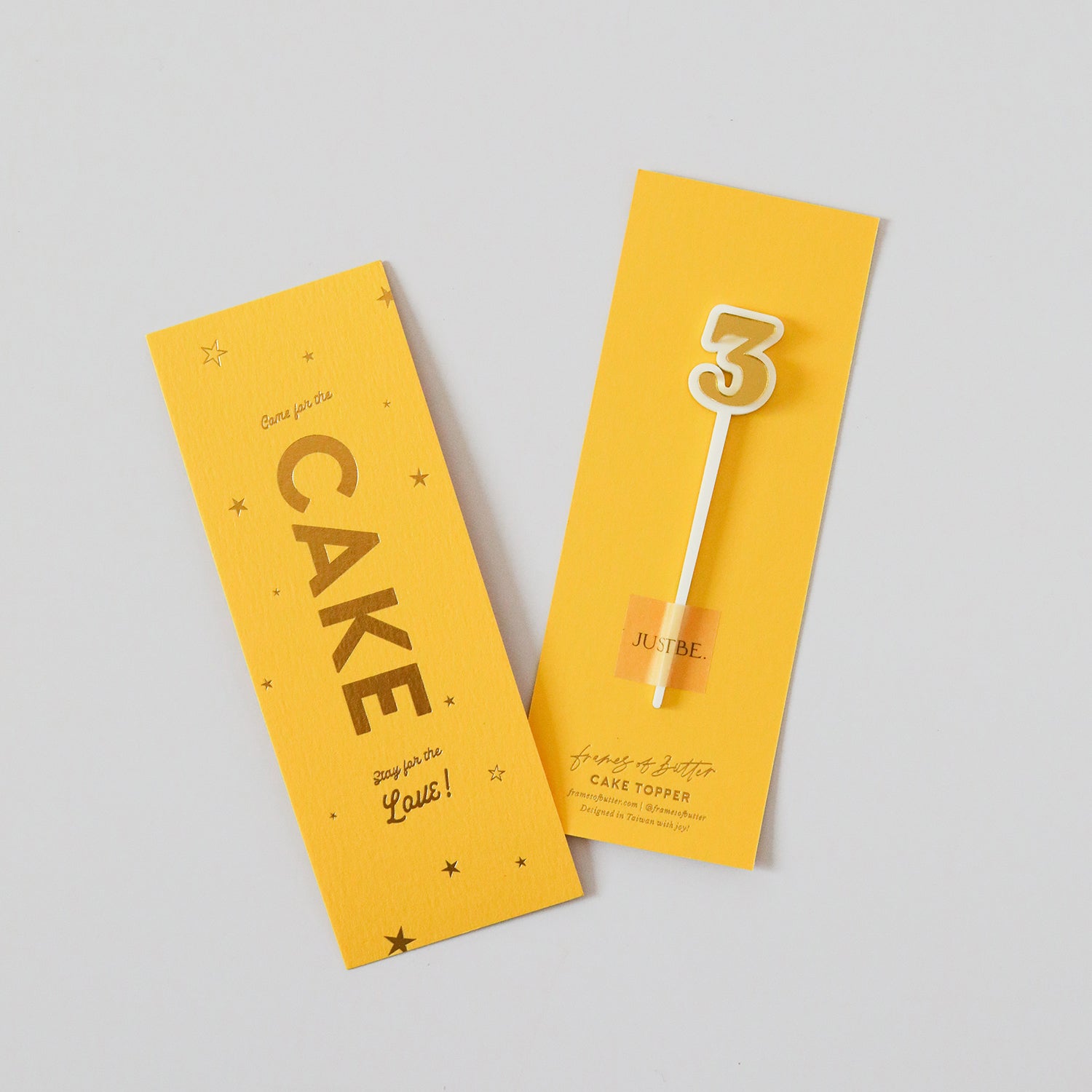 number cake topper 數字蛋糕插牌