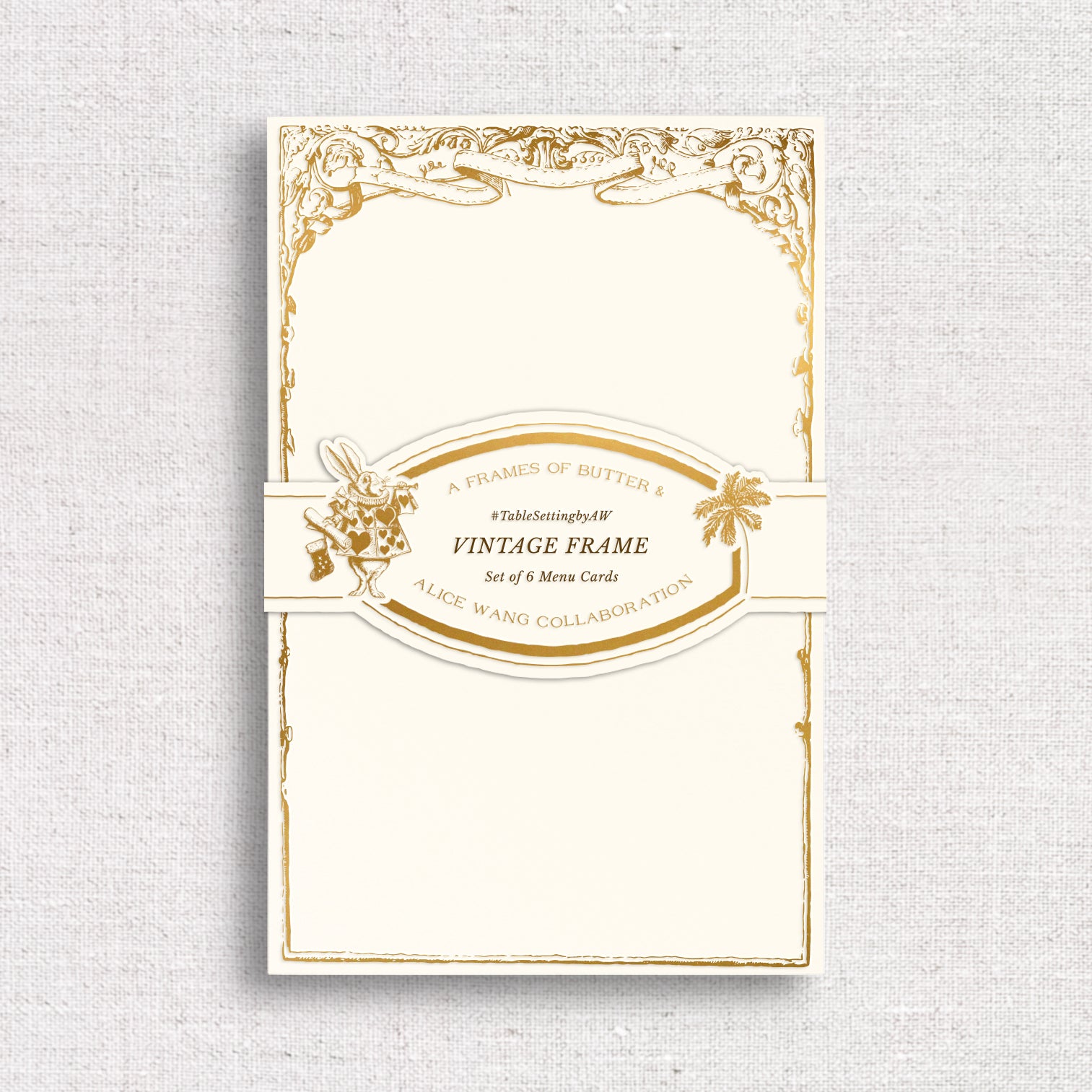 Alice x Butter Christmas Menu Card Set