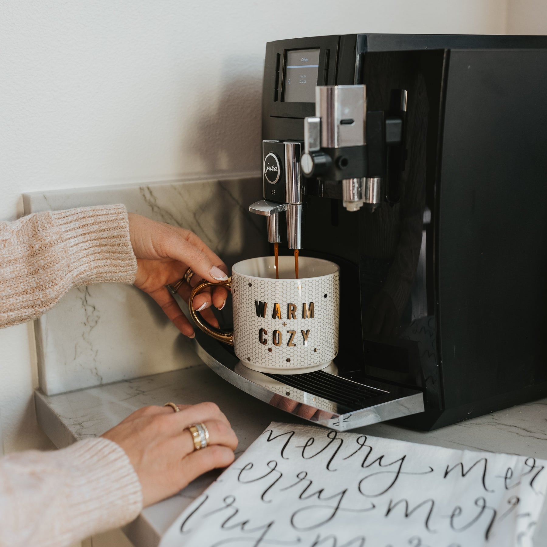 Warm And Cozy Tile Coffee Mug