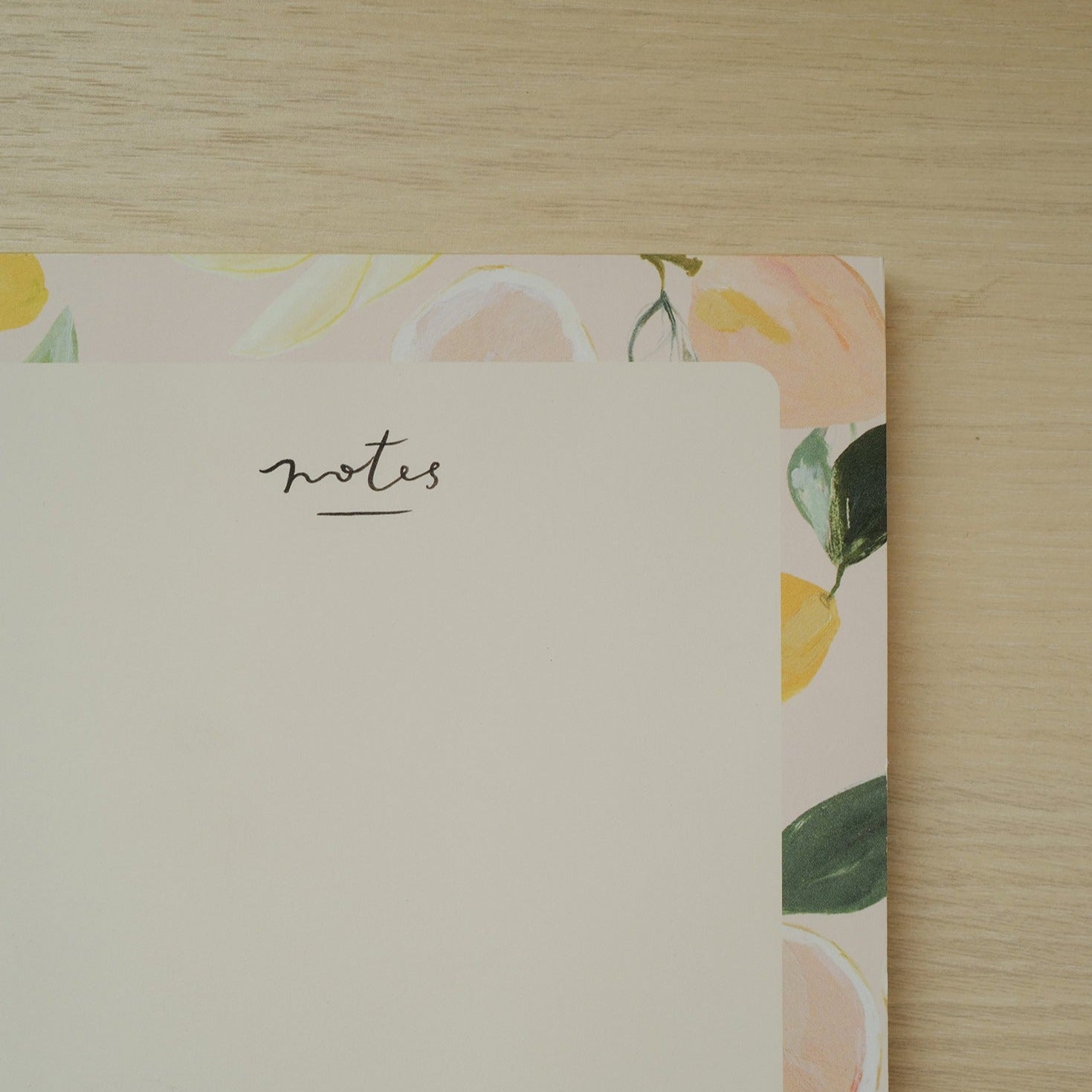 citrus notepad