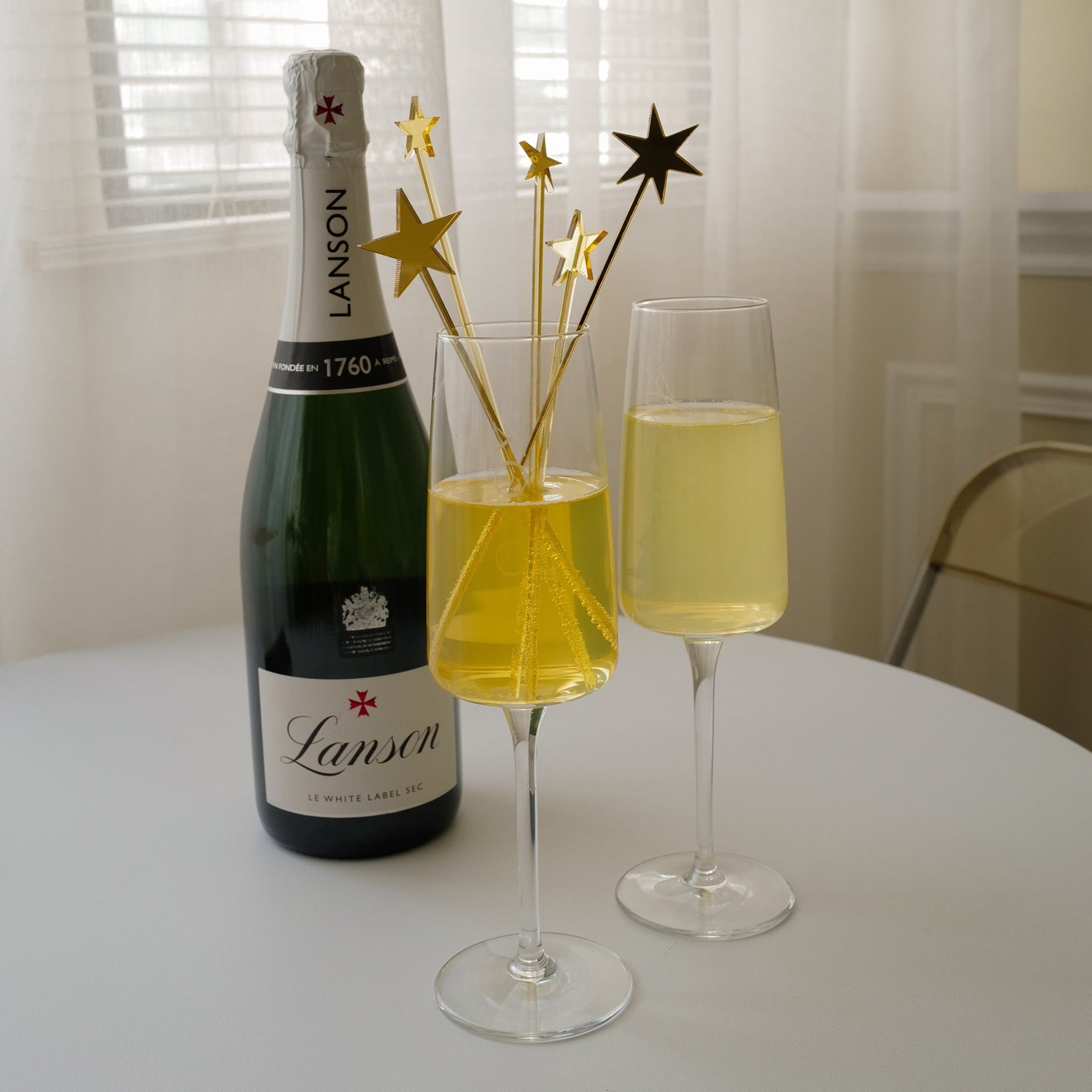 Personalized Champagne Glasses Gift Box Set