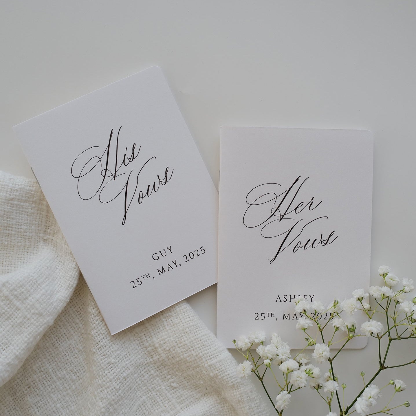 Personalized Vow Book