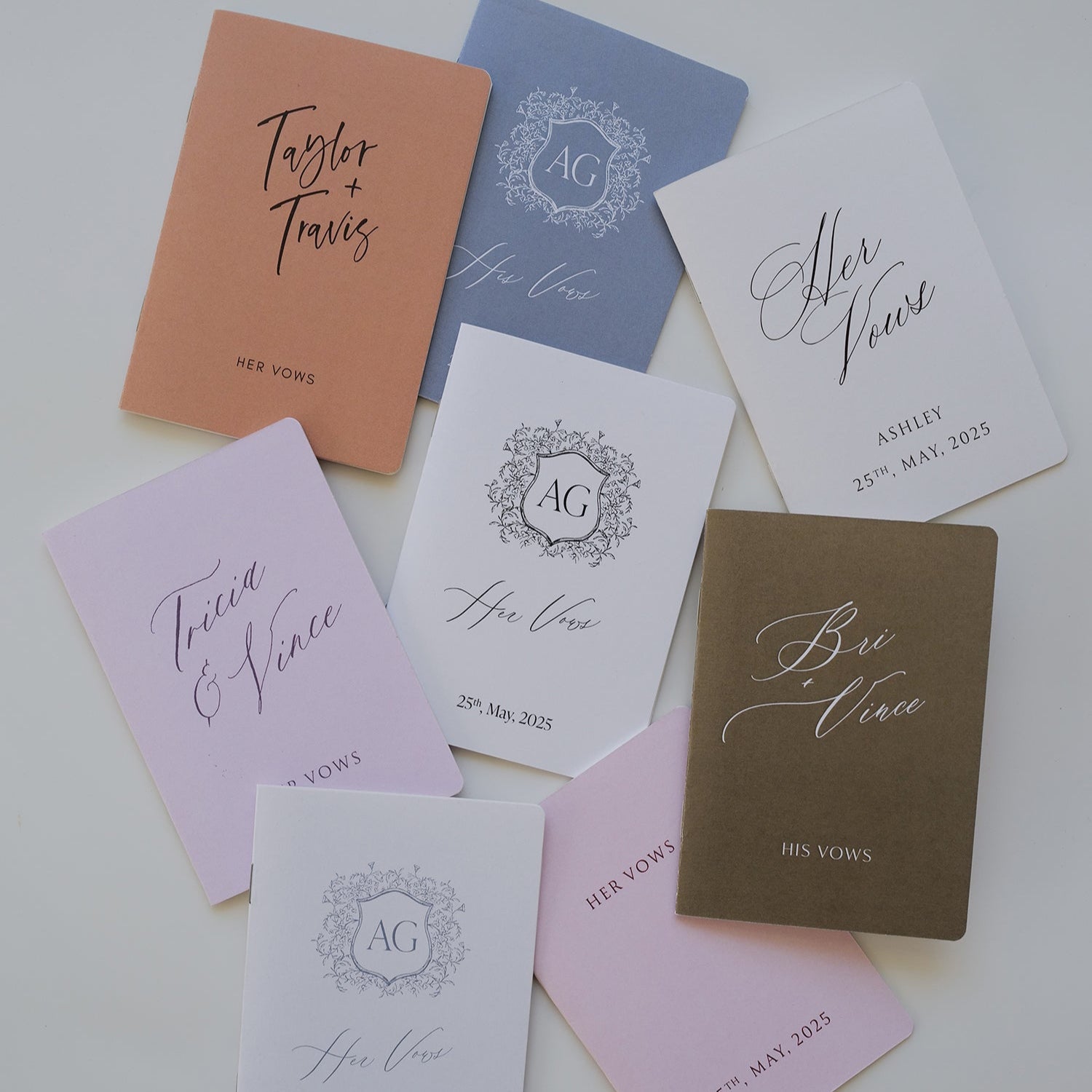 Personalized Vow Book