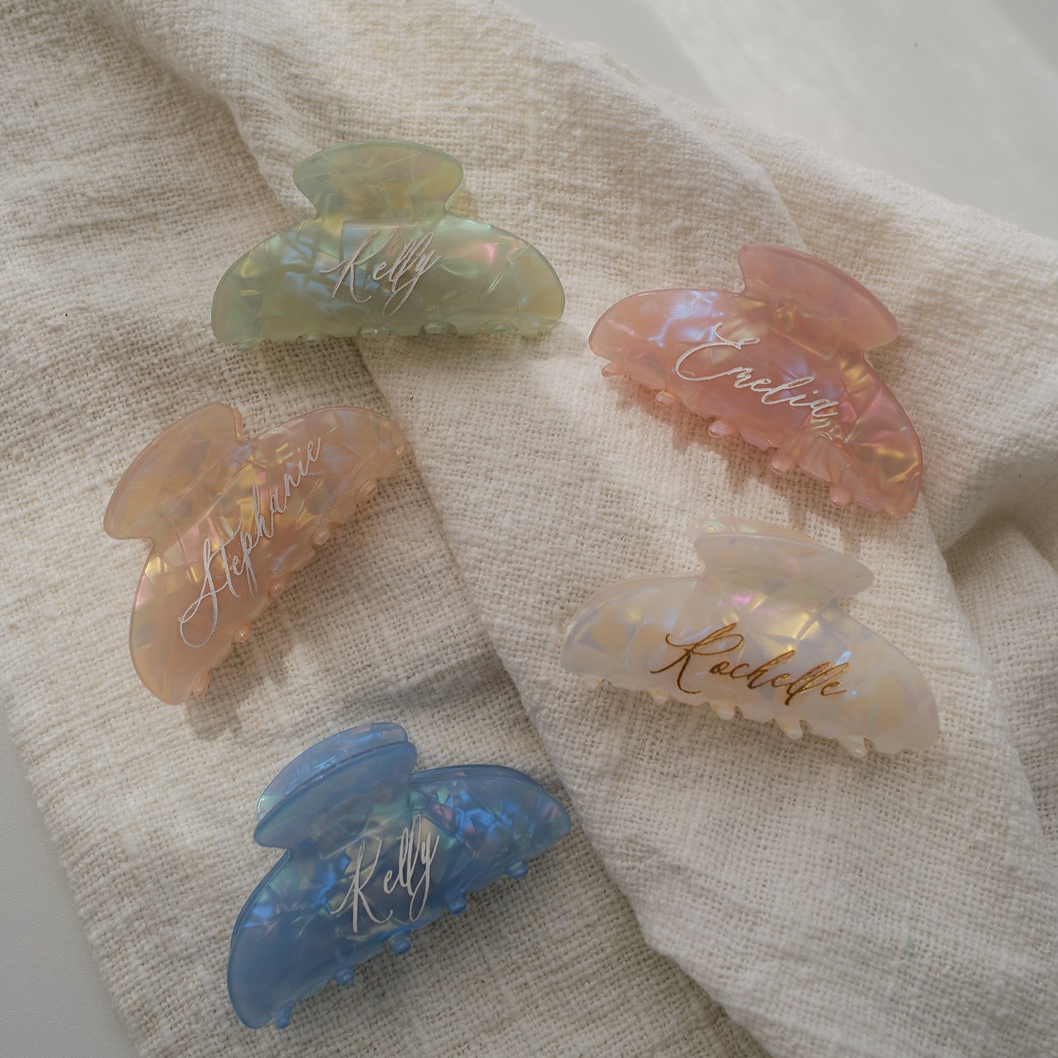 Personalized Hair Claw Clip