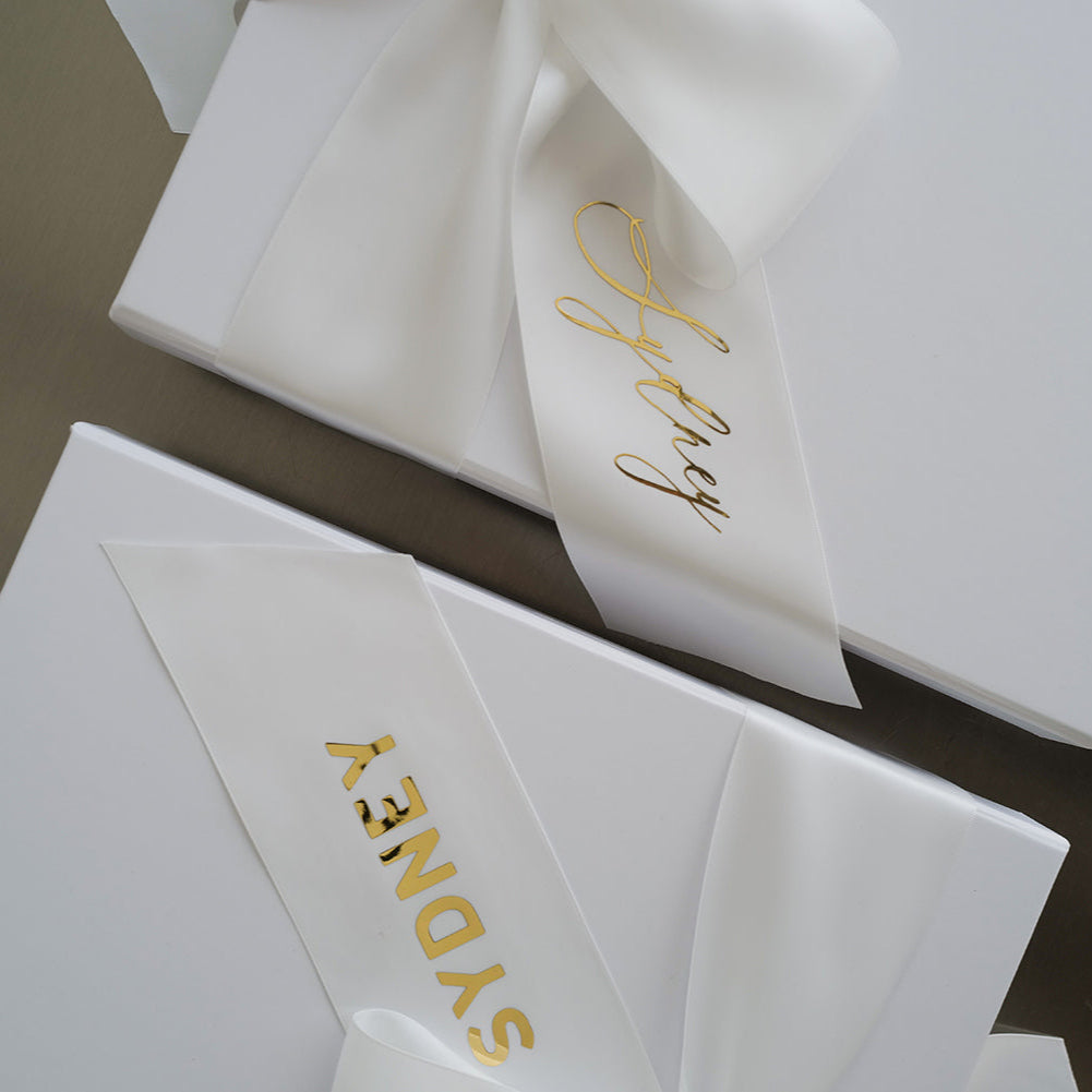 Add-on | Personalized Satin Wrap-Around Bow
