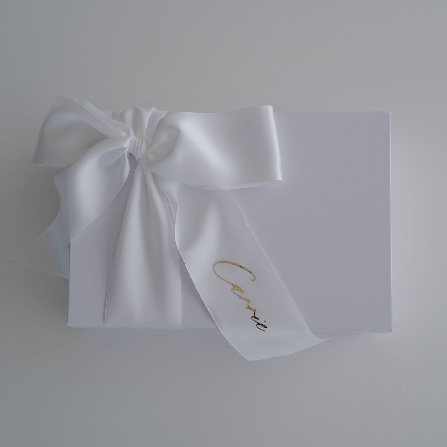 Add-on | Personalized Satin Wrap-Around Bow