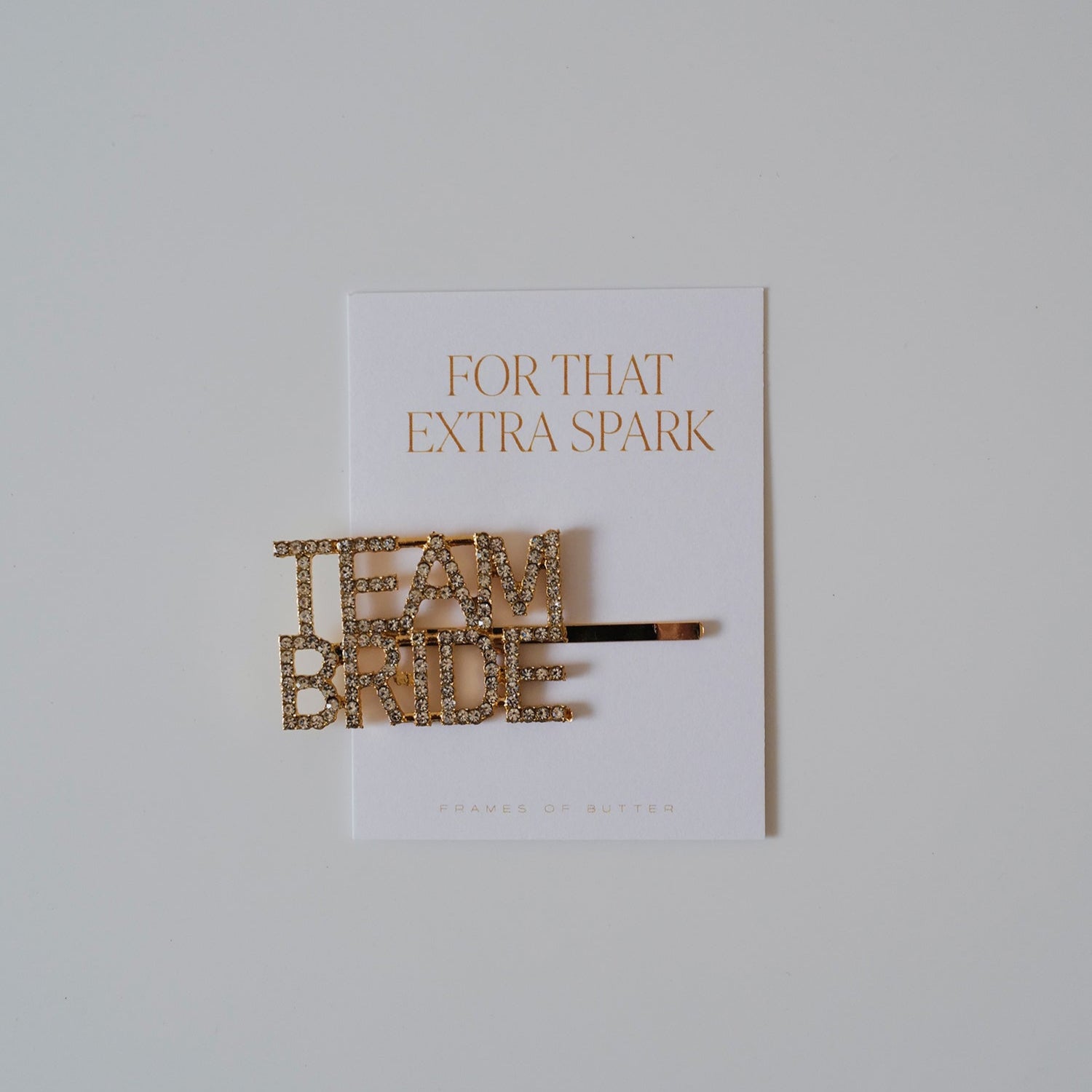 For That Extra Spark Rhinestone Bobby Pin