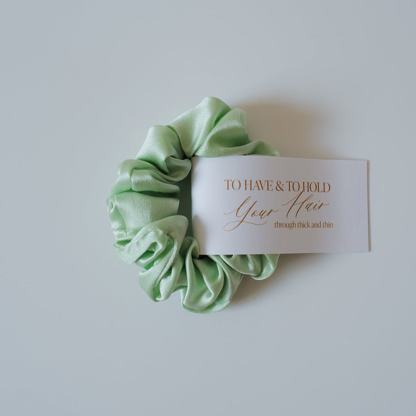 To Have & To Hold Silk Scrunchie