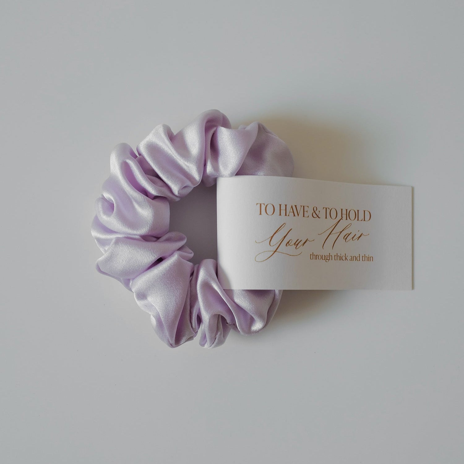 To Have & To Hold Silk Scrunchie