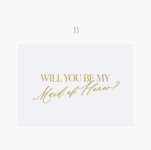 Add-on | Bridesmaid Proposal (Lid of the Box)