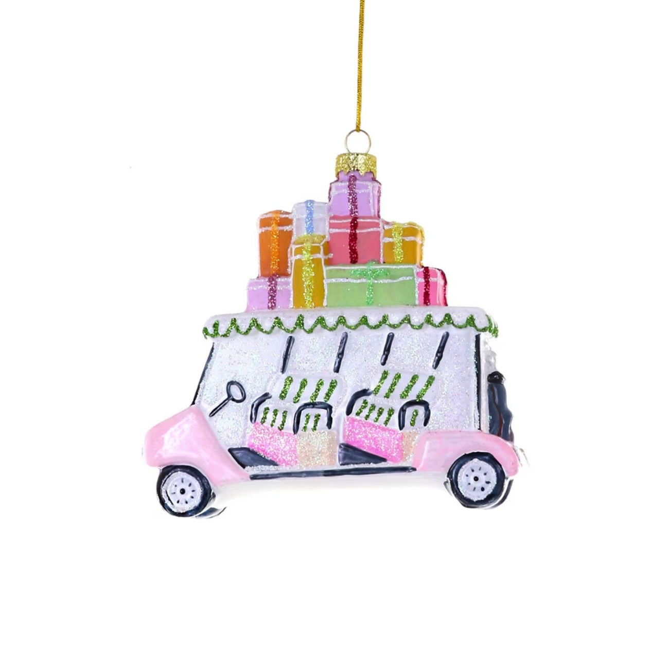 棕櫚泉高爾夫球車玻璃吊飾