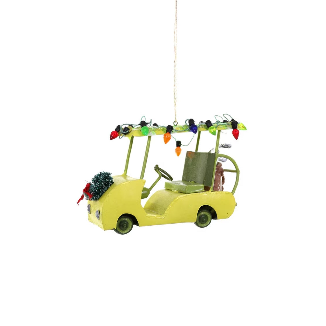 復古高爾夫球車吊飾