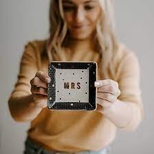Mrs. Stoneware Jewelry Dish | Sweet Water Decor