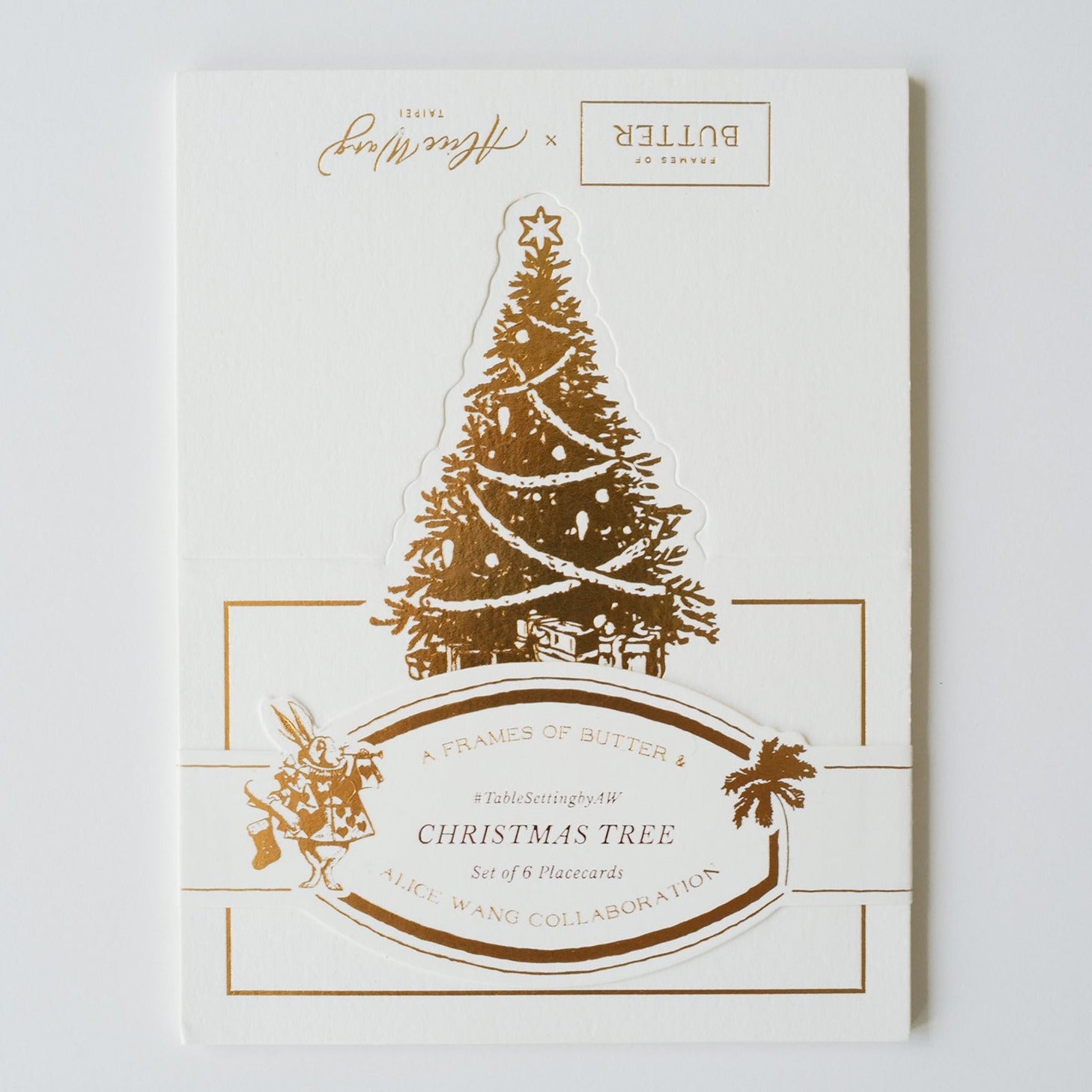 Alice x Butter Christmas Place Card Set