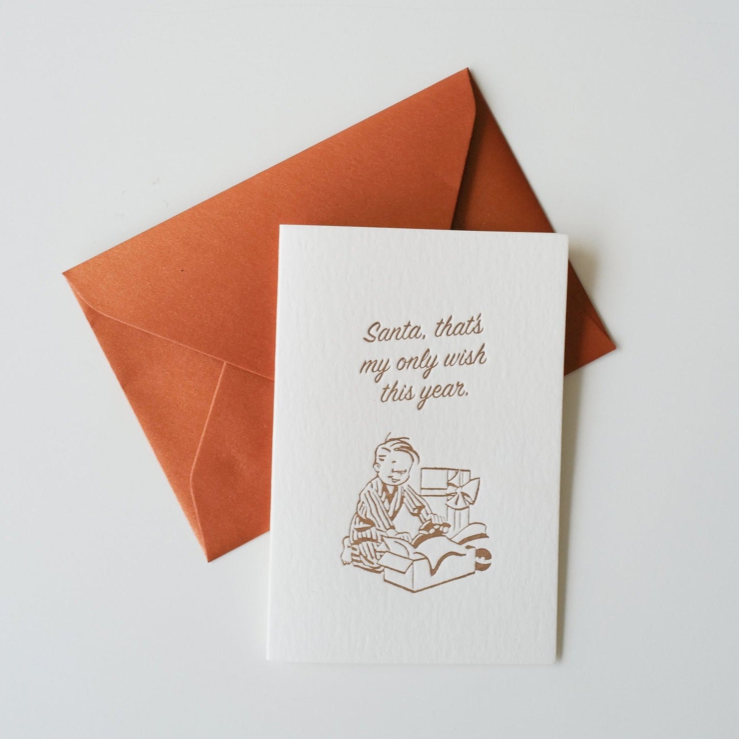 Santa, thats my only wish this year | Holiday card