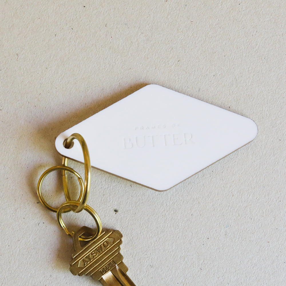 Key chain with cheap name tag