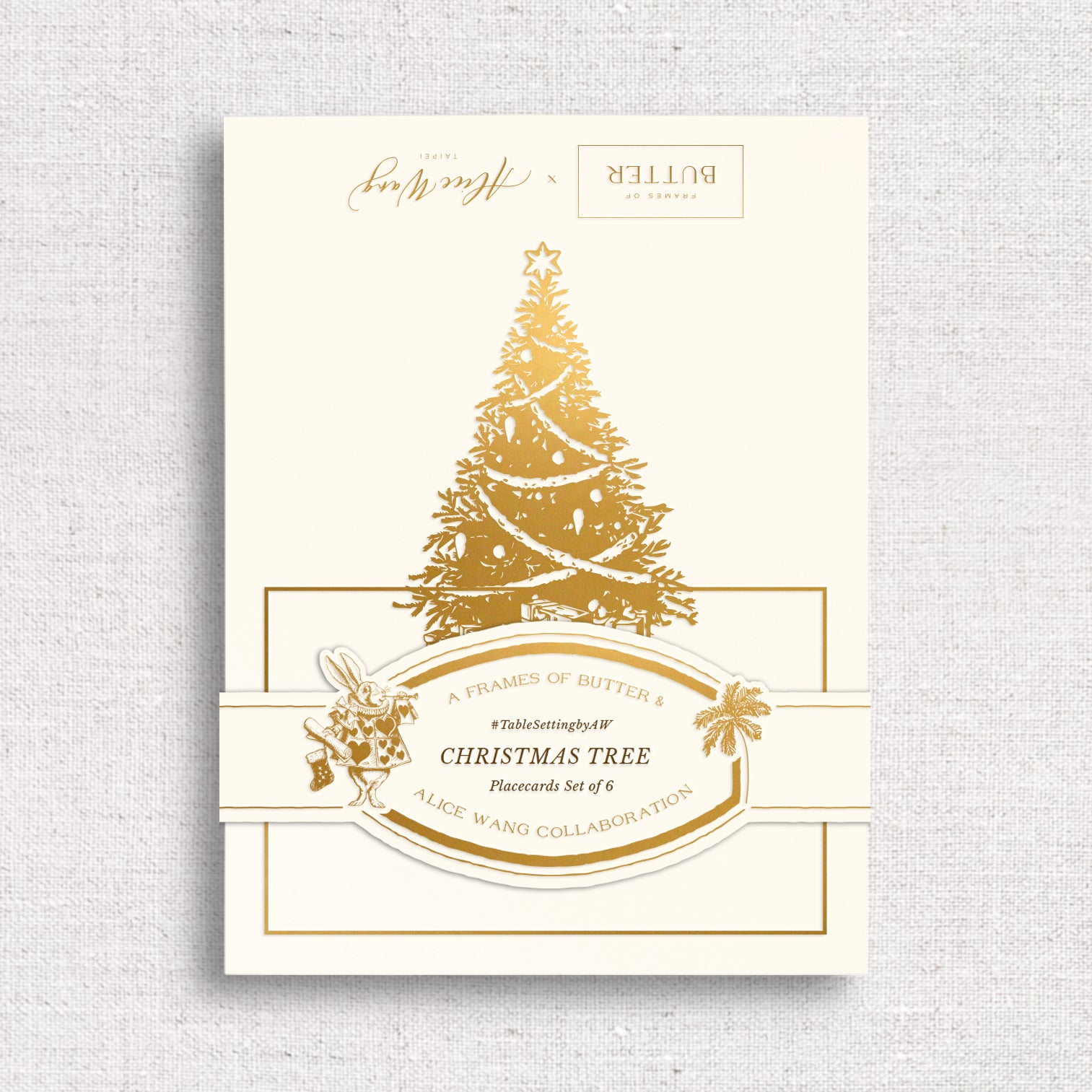Alice x Butter Christmas Place Card Set